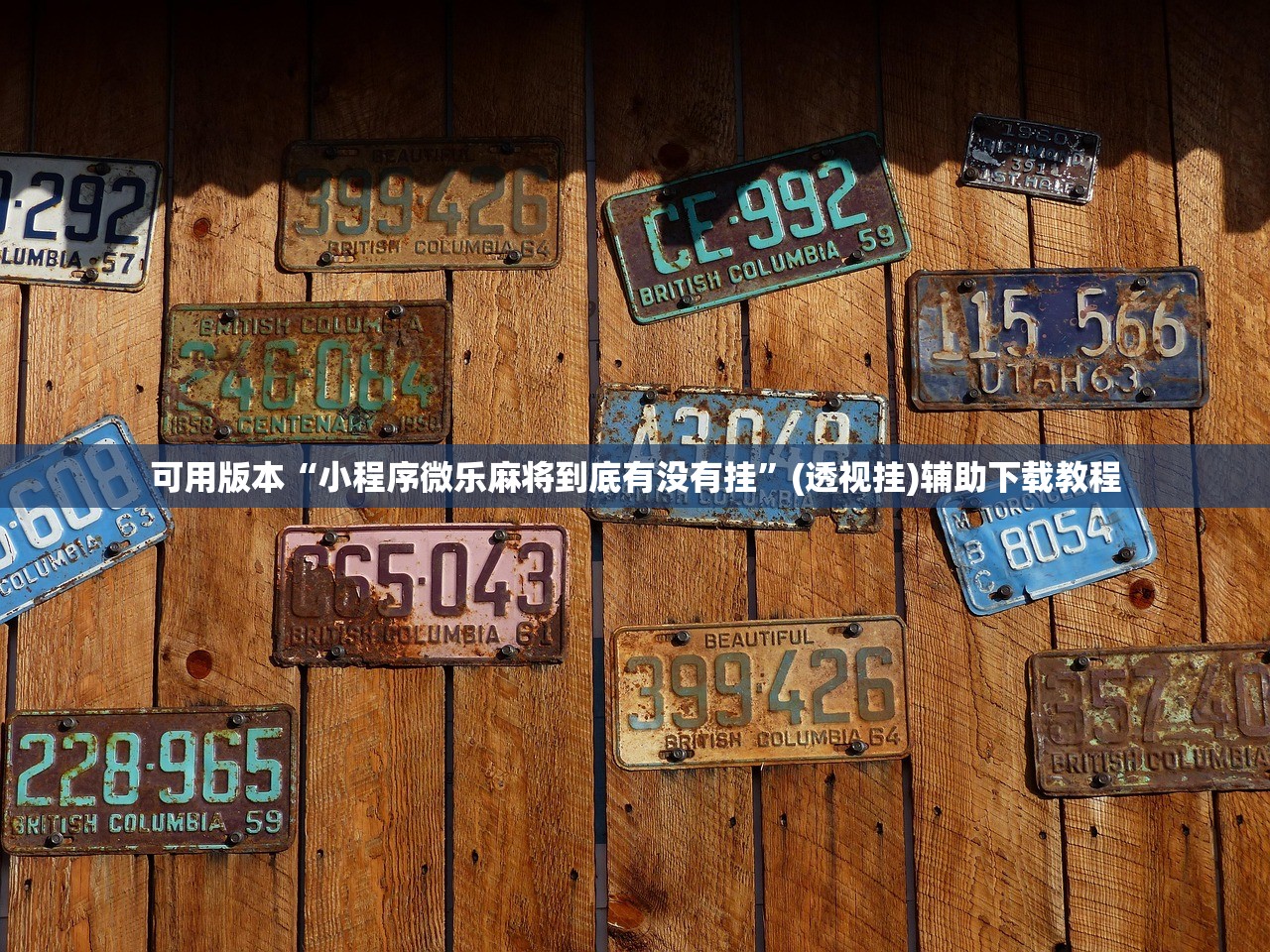 可用版本“小程序微乐麻将到底有没有挂”(透视挂)辅助下载教程