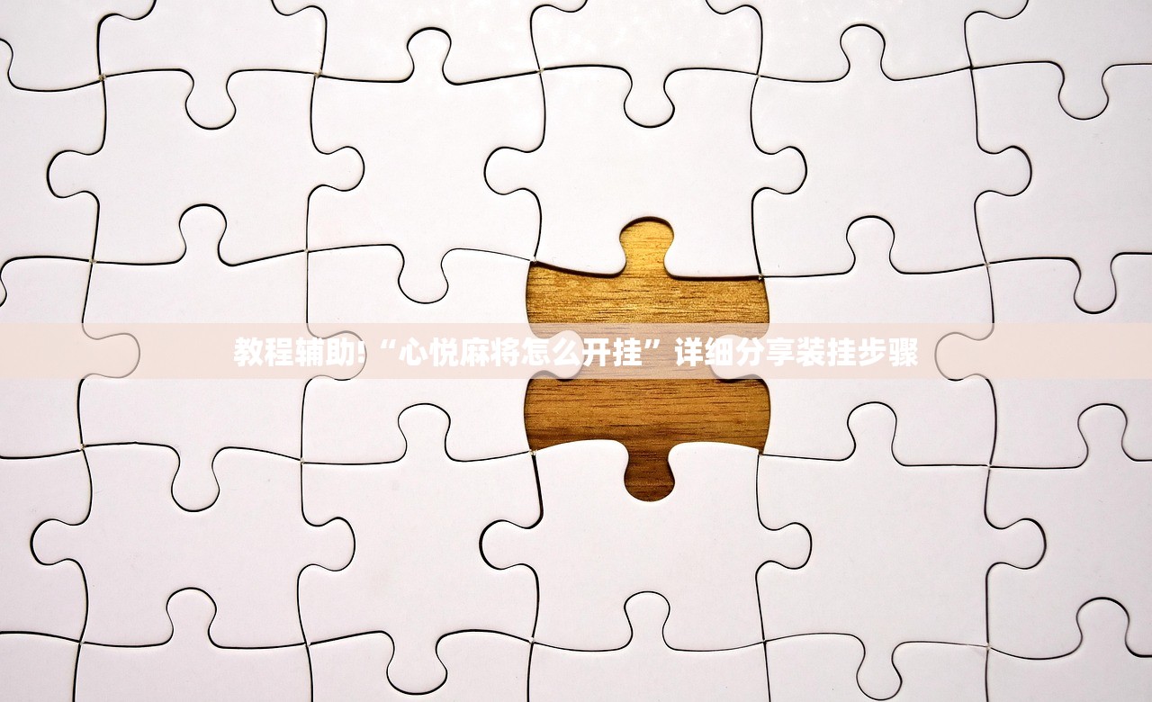 教程辅助!“心悦麻将怎么开挂”详细分享装挂步骤